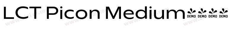 LCT Picon Medium字体转换 LCT Picon Medium字体转换